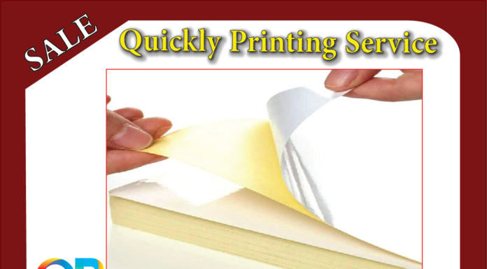 White Paper Sticker