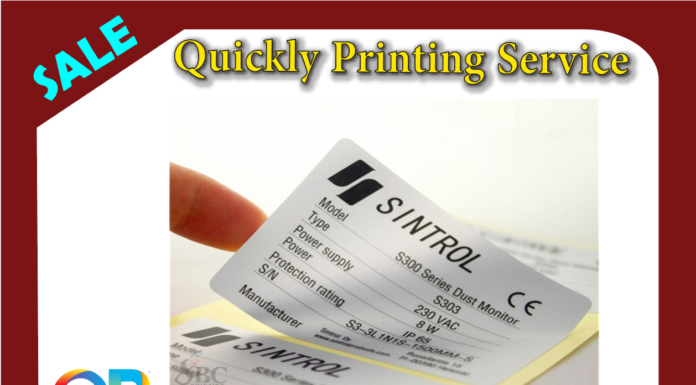 PVC Silver Sticker Printing