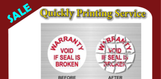 Warranty Sticker Printing