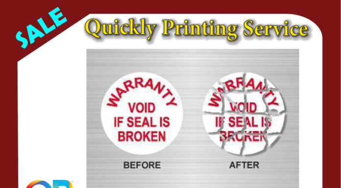 Warranty Sticker Printing