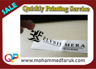 Transparent Stickers Printing